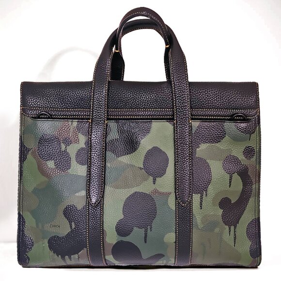 Coach Metropolitan Portfolio With Camo Print - Picture 2 of 7